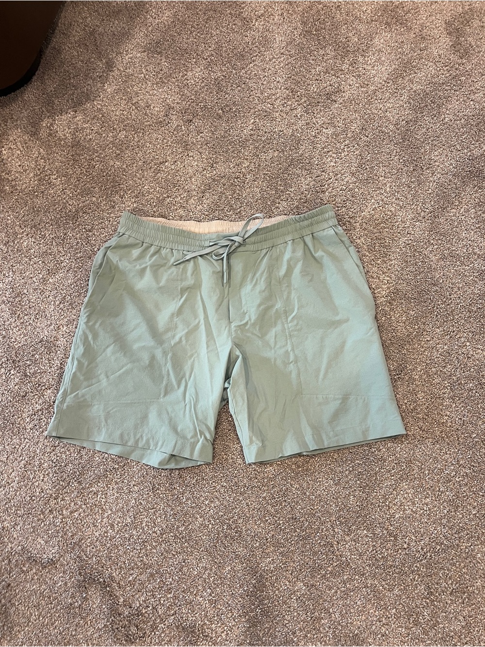 Mens lululwmon License to Train - Sage Green/Blue Shorts liner less